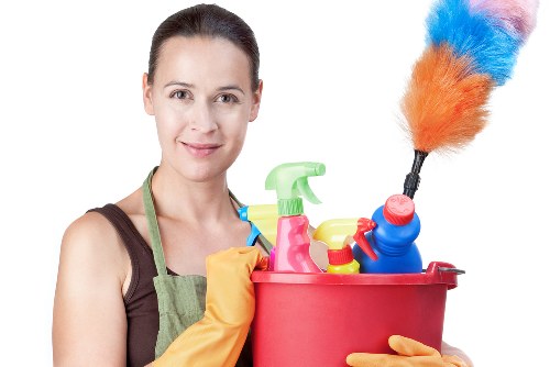 Steam carpet cleaning equipment in a Tottenham Green home